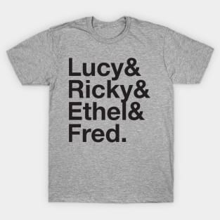 I LOVE LUCY Lucille Ball Desi Arnaz Ricky Ricardo Lucy RIcardo Ampersand T-Shirt